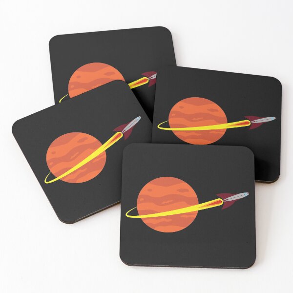 Item preview, Spacecraft and red planet designed and sold by ondrejcreates.