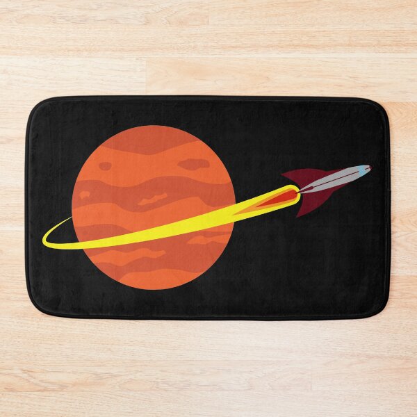 Item preview, Spacecraft and red planet designed and sold by ondrejcreates.
