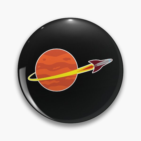 Item preview, Spacecraft and red planet designed and sold by ondrejcreates.