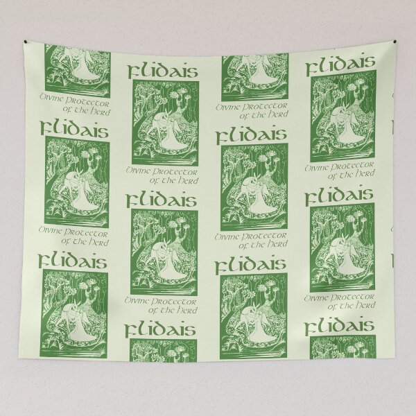 Item preview, Flidais, Irish Goddess of the Herd designed and sold by Prints4Pagans.