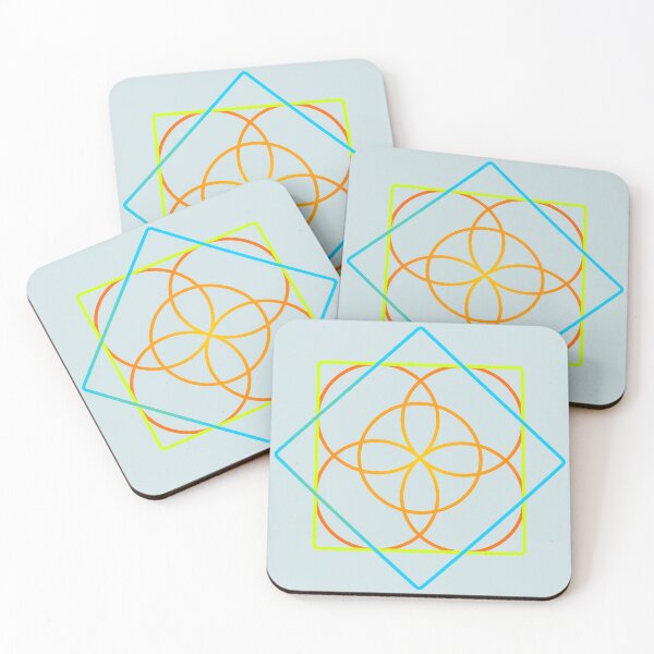 Item preview, Repeating geometric shape-light blue background designed and sold by CSouissi.