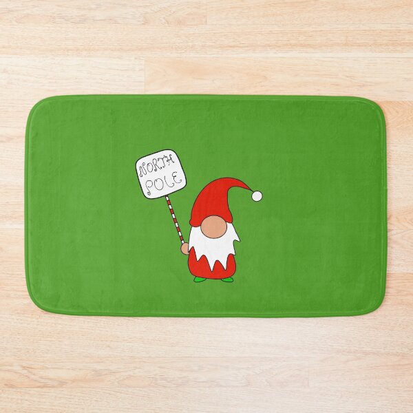 Item preview, Gnome with North Pole Sign designed and sold by mcb-jp.