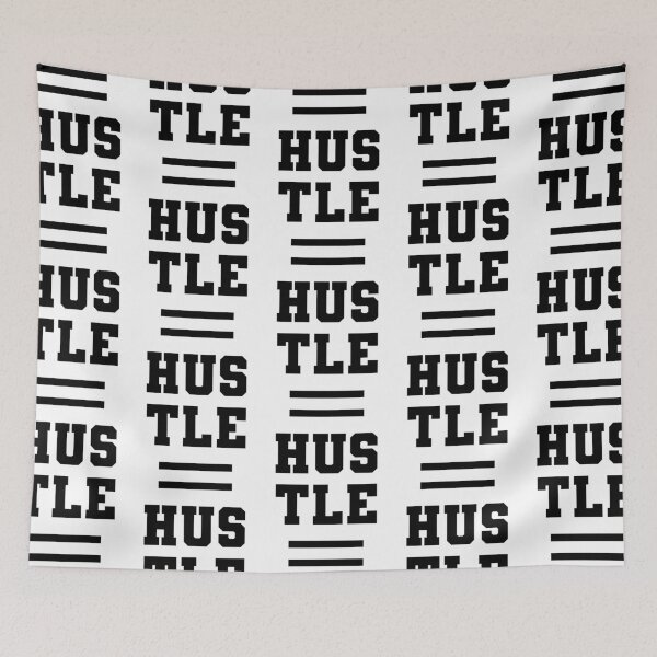 Item preview, Hustle typography - motivational quote designed and sold by DiogoCalheiros.