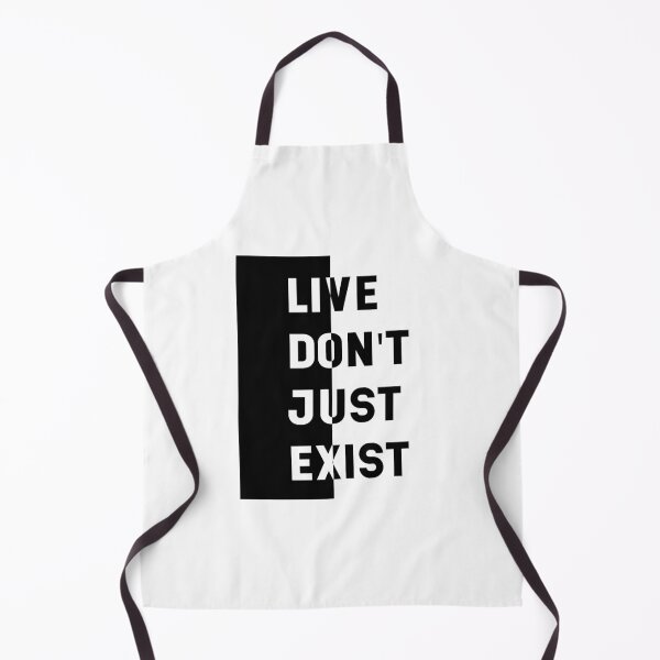 Item preview, Live Don't Just Exist - motivational quote designed and sold by DiogoCalheiros.