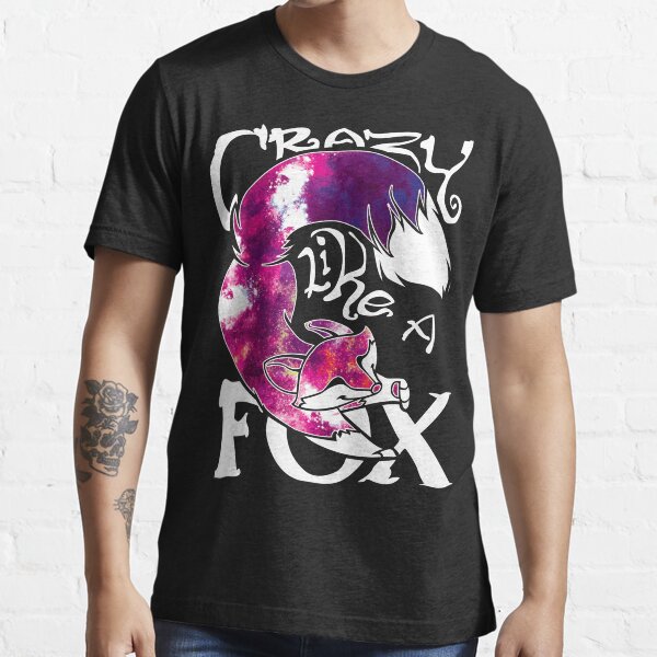 Crazy Like A Fox - Purple Galaxy Essential T-Shirt