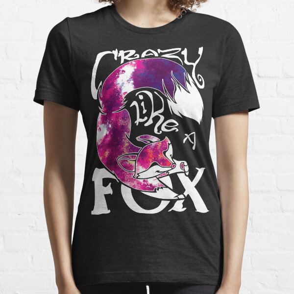 Crazy Like A Fox - Purple Galaxy Essential T-Shirt
