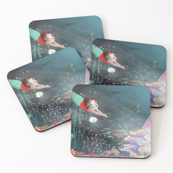 Item preview, Mermaid and wonders under the ocean designed and sold by Audreysuau.