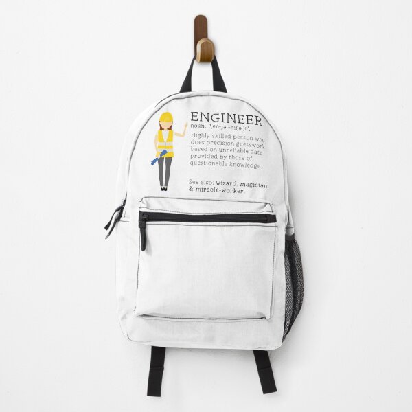 Item preview, Funny Engineer Dictionary Description - Female Lighter Skin Tone designed and sold by LouiseFranksArt.