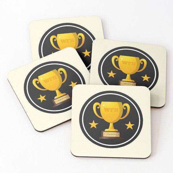 Item preview, Work From Home - Employee of the Month - Sticker Pack Circles  designed and sold by Kevin-PR.