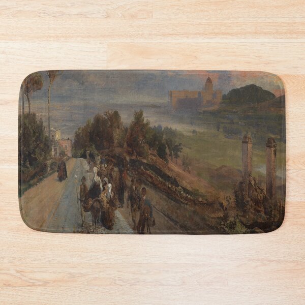 Item preview, Via Cassia Near Rome With A View Of The Vatican-Oswald Achenbach designed and sold by LexBauer.