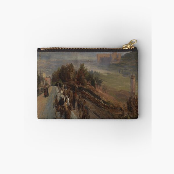 Item preview, Via Cassia Near Rome With A View Of The Vatican-Oswald Achenbach designed and sold by LexBauer.