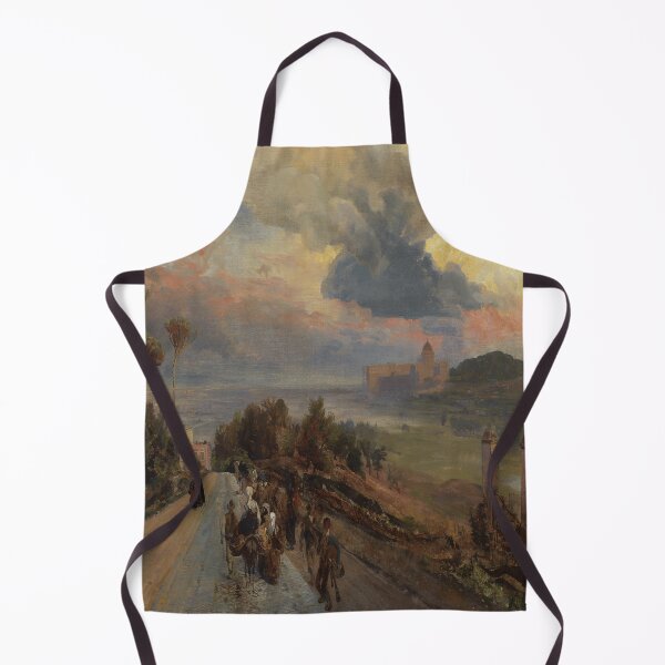 Item preview, Via Cassia Near Rome With A View Of The Vatican-Oswald Achenbach designed and sold by LexBauer.