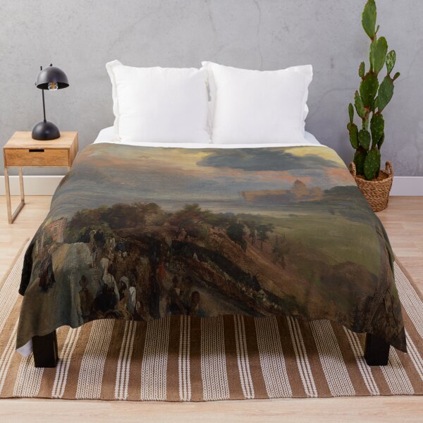 Item preview, Via Cassia Near Rome With A View Of The Vatican-Oswald Achenbach designed and sold by LexBauer.