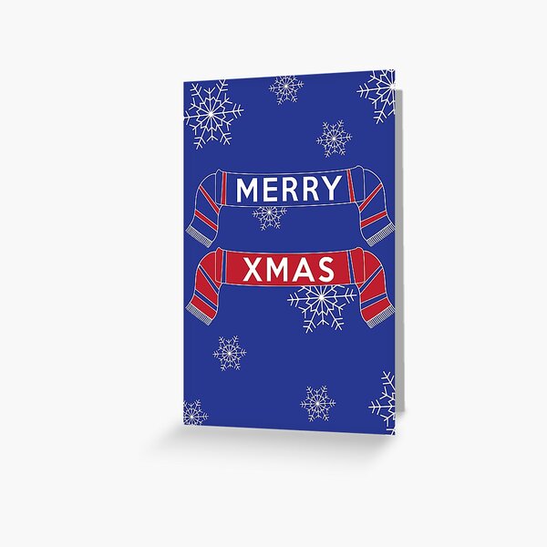 Item preview, Football Scarf Christmas designed and sold by Rangers Blue.