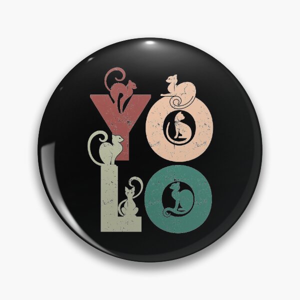 Item preview, Yolo | You Only Live Once Unless You're A Kitty designed and sold by GravitiTees.