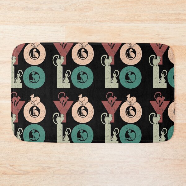 Item preview, Yolo | You Only Live Once Unless You're A Kitty designed and sold by GravitiTees.
