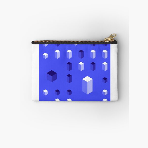 Aperçu de l'œuvre Motifs décoratifs isométriques bleus créée et vendue par LeGrizou.