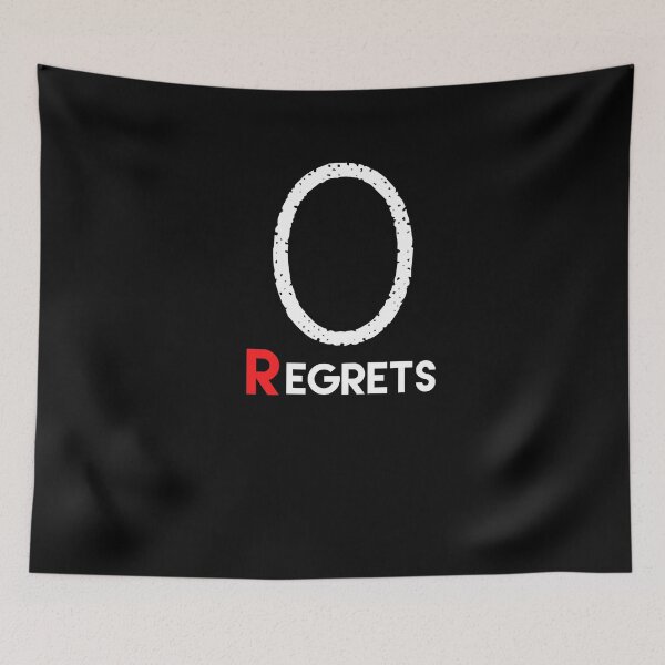 Item preview, Zero Regrets designed and sold by MNSDesignHub.
