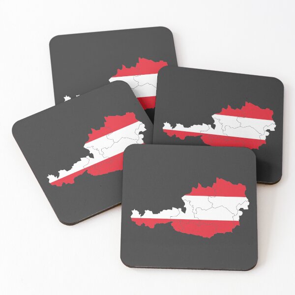 Item preview, Mapa de la bandera de Austria con regiones designed and sold by Alo.