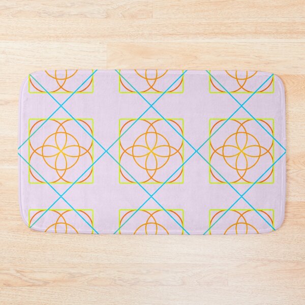 Item preview, Repeating geometric shape-light blue background designed and sold by CSouissi.