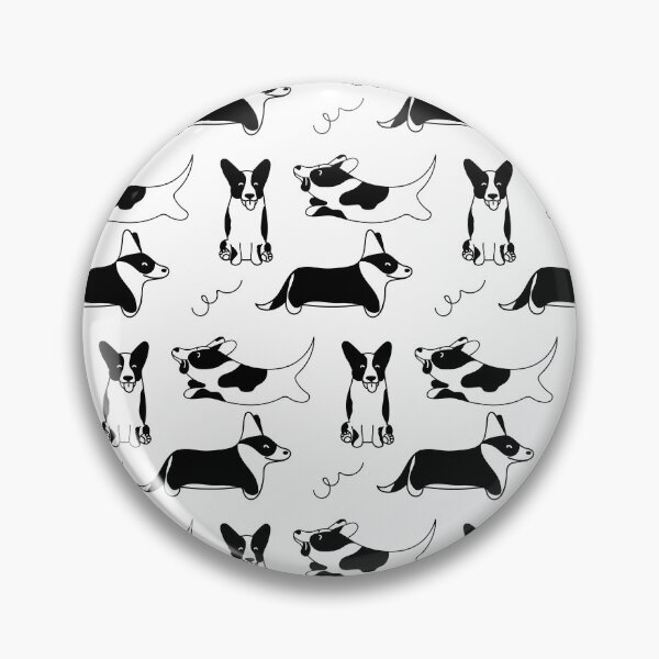 Item preview, Corgi cardigan black and white designed and sold by gavayka.