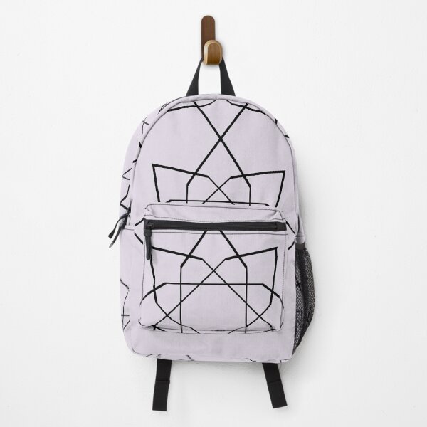 Item preview, Repeating geometric shape-purple background designed and sold by CSouissi.