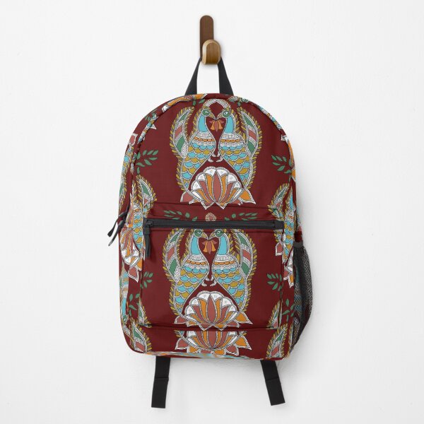 Item preview, Madhubani Painting Peacock designed and sold by NokshaDesign.