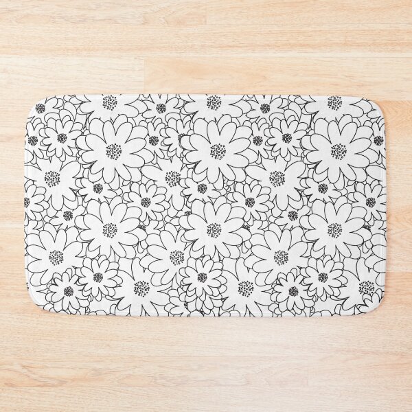 Item preview, BLACK AND WHITE FLORAL PATTERN designed and sold by Sharon111.