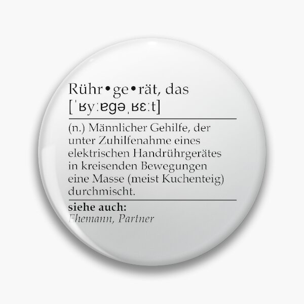 Item preview, Rührgerät Ddefinition for Husband Who Helps His Wife designed and sold by mcshirtface.