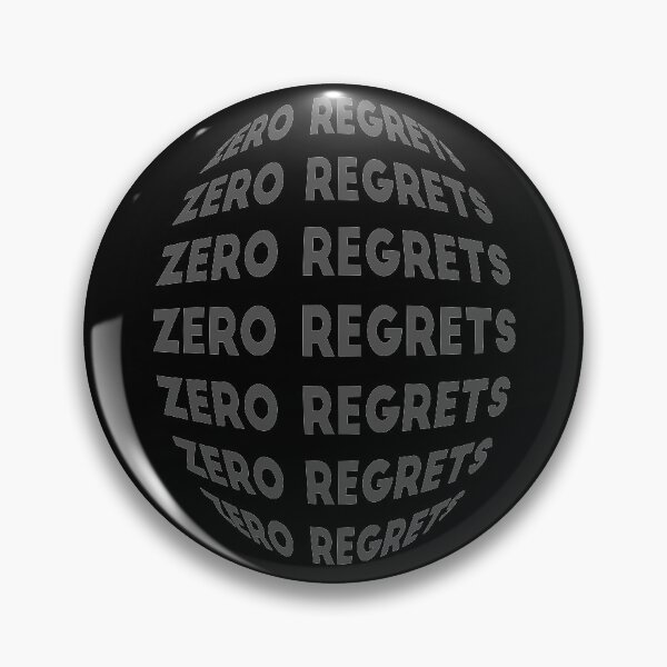 Item preview, Zero regrets sticker  designed and sold by Sharath98.