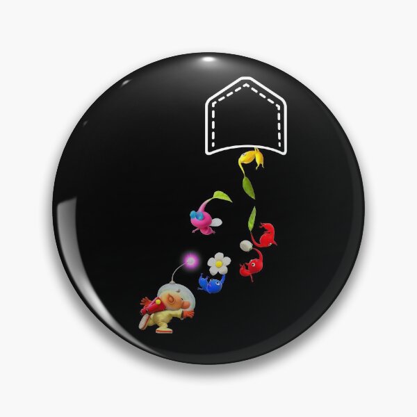 Item preview, Pikmin escape from your pocket (black version) designed and sold by Infdesigner.