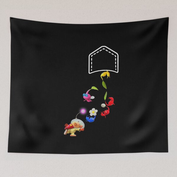 Item preview, Pikmin escape from your pocket (black version) designed and sold by Infdesigner.