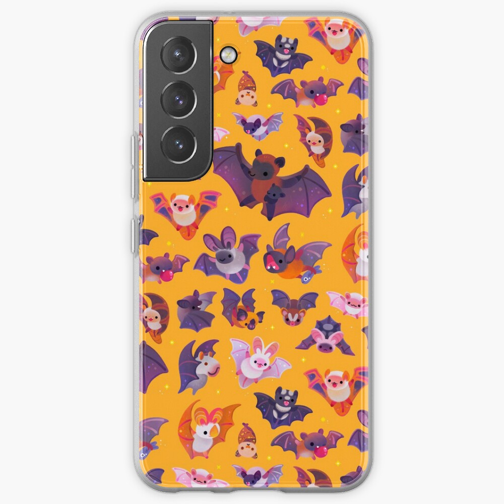 Bat - yellow Samsung Galaxy Phone Case
