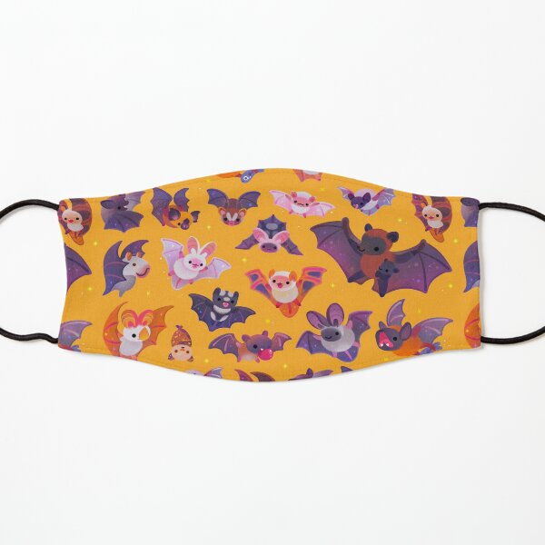 Bat - yellow Kids Mask