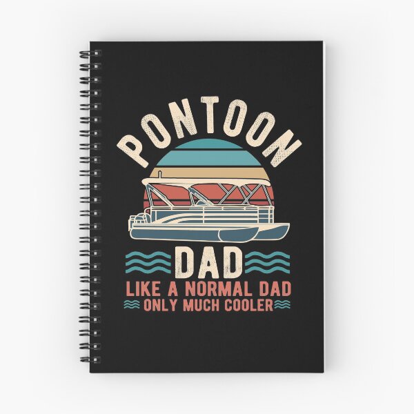 Item preview, Pontoon Captain Dad Like A Normal Dad Only Much Cooler Funny Pontooning Lover Gifts designed and sold by alenaz.