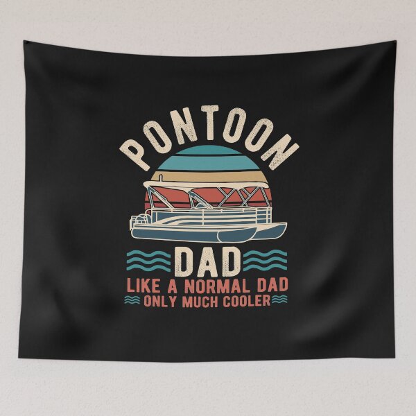 Item preview, Pontoon Captain Dad Like A Normal Dad Only Much Cooler Funny Pontooning Lover Gifts designed and sold by alenaz.