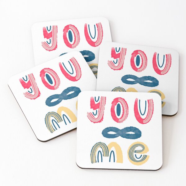 Item preview,  You and me. Beautiful hand written inscription for Valentine's Day designed and sold by Dustick.