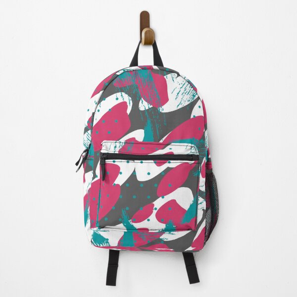 Item preview, Pink, Grey & Teal Paint Splodge Pattern designed and sold by GillyMc.