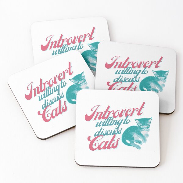 Item preview, Introvert Willing To Discuss Cats designed and sold by jancini.