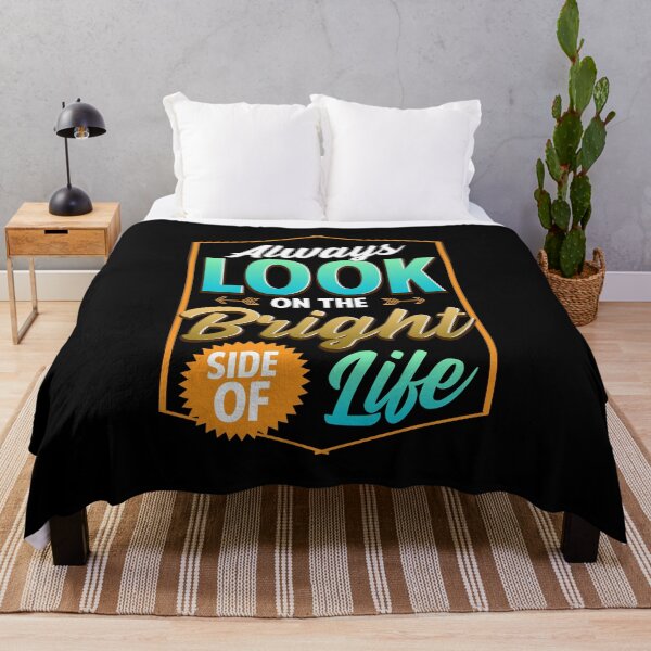 Item preview, Cute Always Look On The Bright Side Of Life Quote designed and sold by perfectpresents.