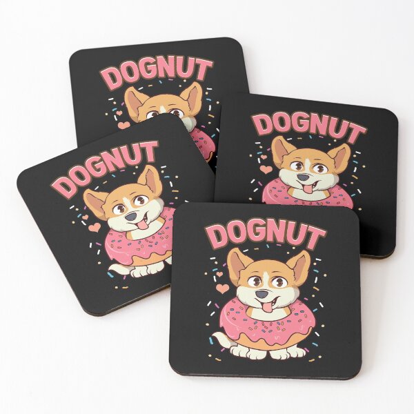 Item preview, Cute & Funny Dognut Dog Donut Pun Adorable Puppy designed and sold by perfectpresents.