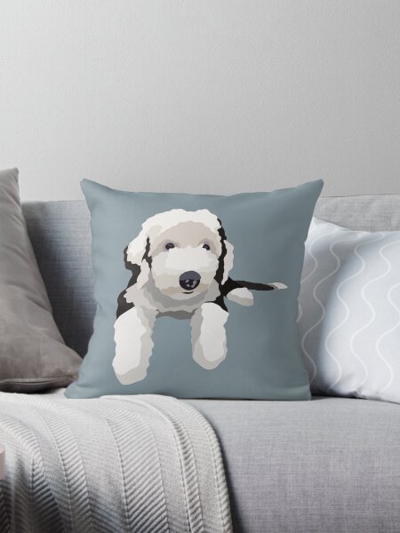 Item preview, Sheepadoodle Dog Portrait Digital Illustration designed and sold by sherylwylie.