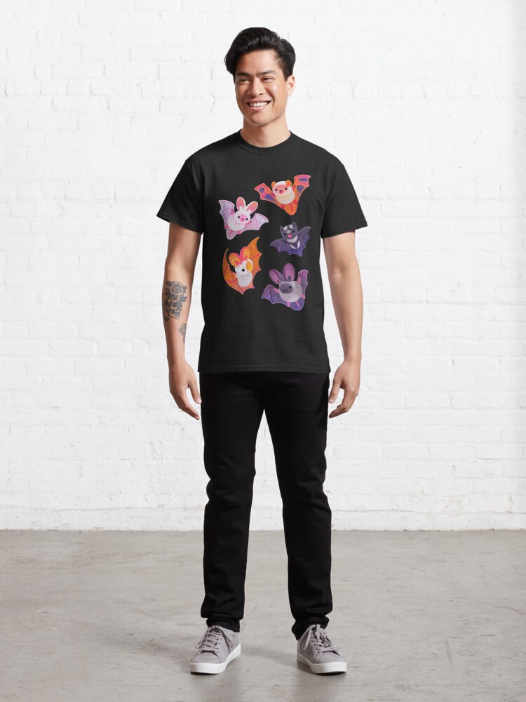 Alternate view of Bat - yellow Classic T-Shirt