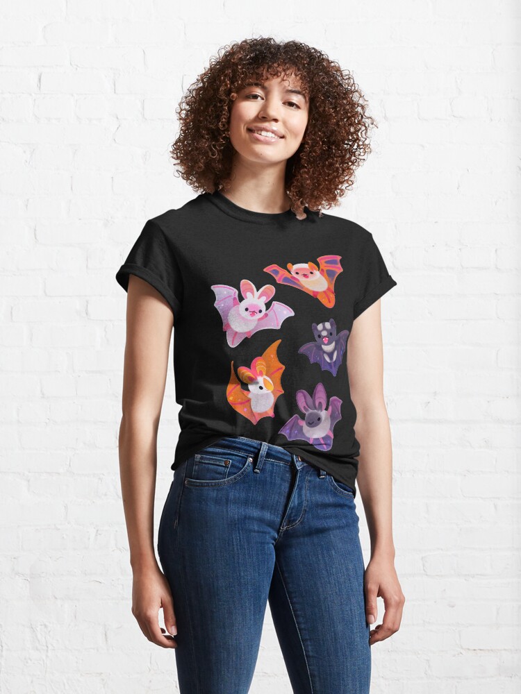 Alternate view of Bat - yellow Classic T-Shirt