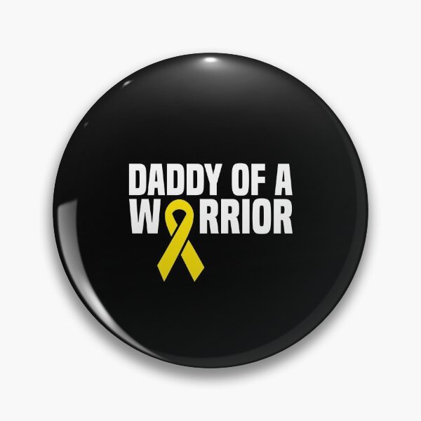 Item preview, Dad of a warrior leukaemia kids Childhood Cancer designed and sold by Nessshirts.