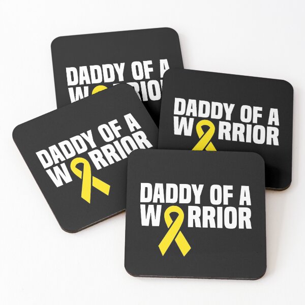 Item preview, Dad of a warrior leukaemia kids Childhood Cancer designed and sold by Nessshirts.