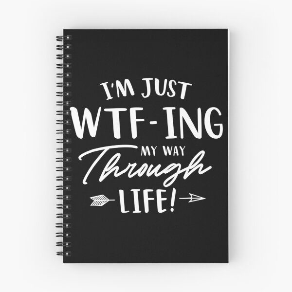 Item preview, I'm Just WTF-ing My Way Through Life designed and sold by perkinshancock.
