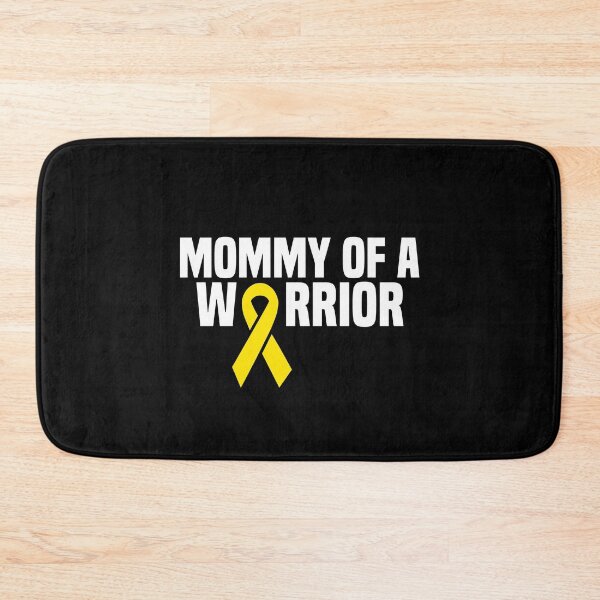 Item preview, Mom of a Warrior Childhood Cancer kids Leukaemia designed and sold by Nessshirts.
