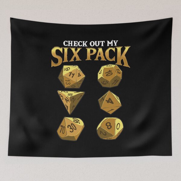 Item preview, Funny Check Out My Six Pack Dice Pun designed and sold by perfectpresents.