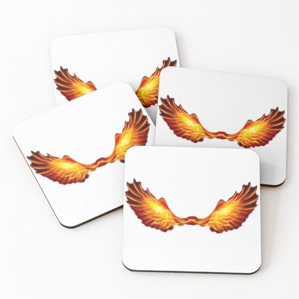 Item preview, Angel wing burning in fire designed and sold by 42youbest.